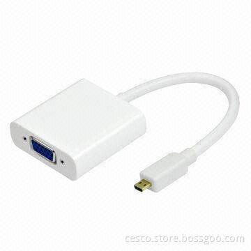 Micro HDMI Male to VGA Female Connectors